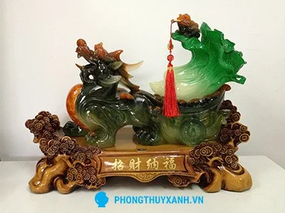 Tỳ hưu kéo bắp cải phong thủy