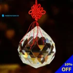 Qủa cầu treo vát cạnh thủy tinh