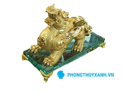 Tỳ hưu phong thủy mạ vàng 1